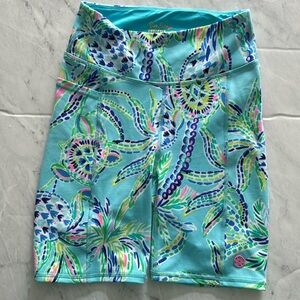 Luxletic turtle pattern shorts